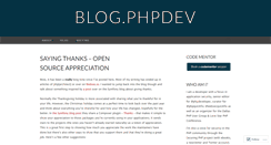 Desktop Screenshot of blog.phpdeveloper.org